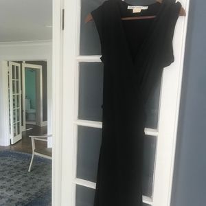Classic Black Wrap Dress
